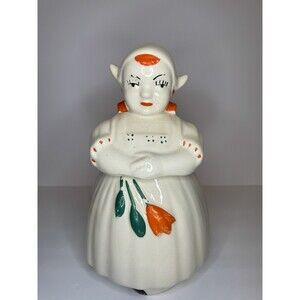 Antique Dutch Girl Cookie Jar - American Bisque